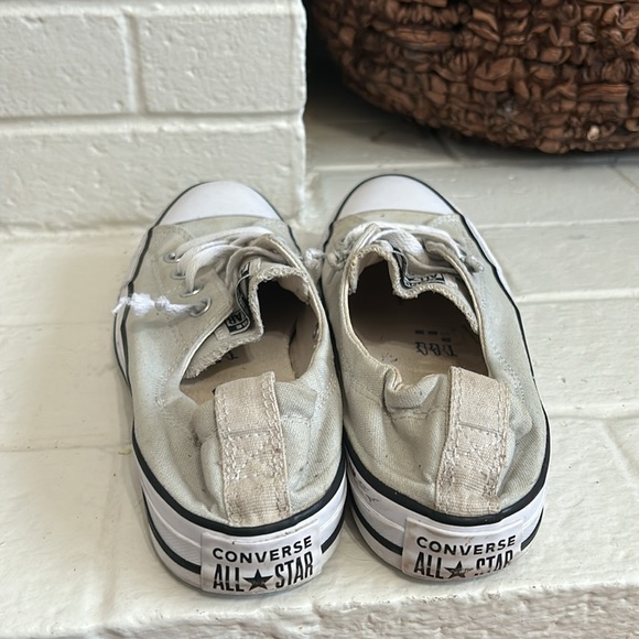 Converse Cream Low-Top Sneakers - Picture 3 of 7